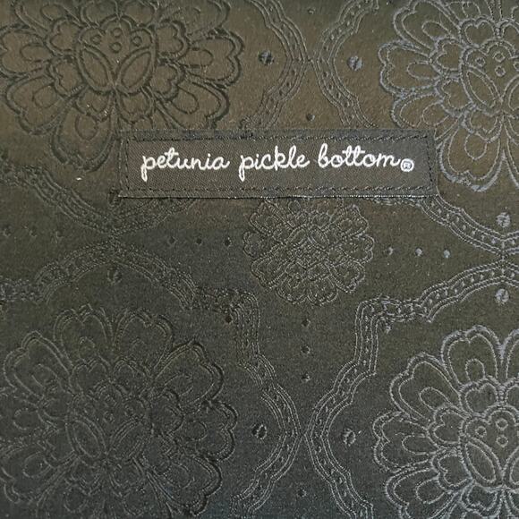 NWT Petunia Pickle Bottom Red and Black Diaper Shoulder Crossbody Bag - Picture 2 of 14